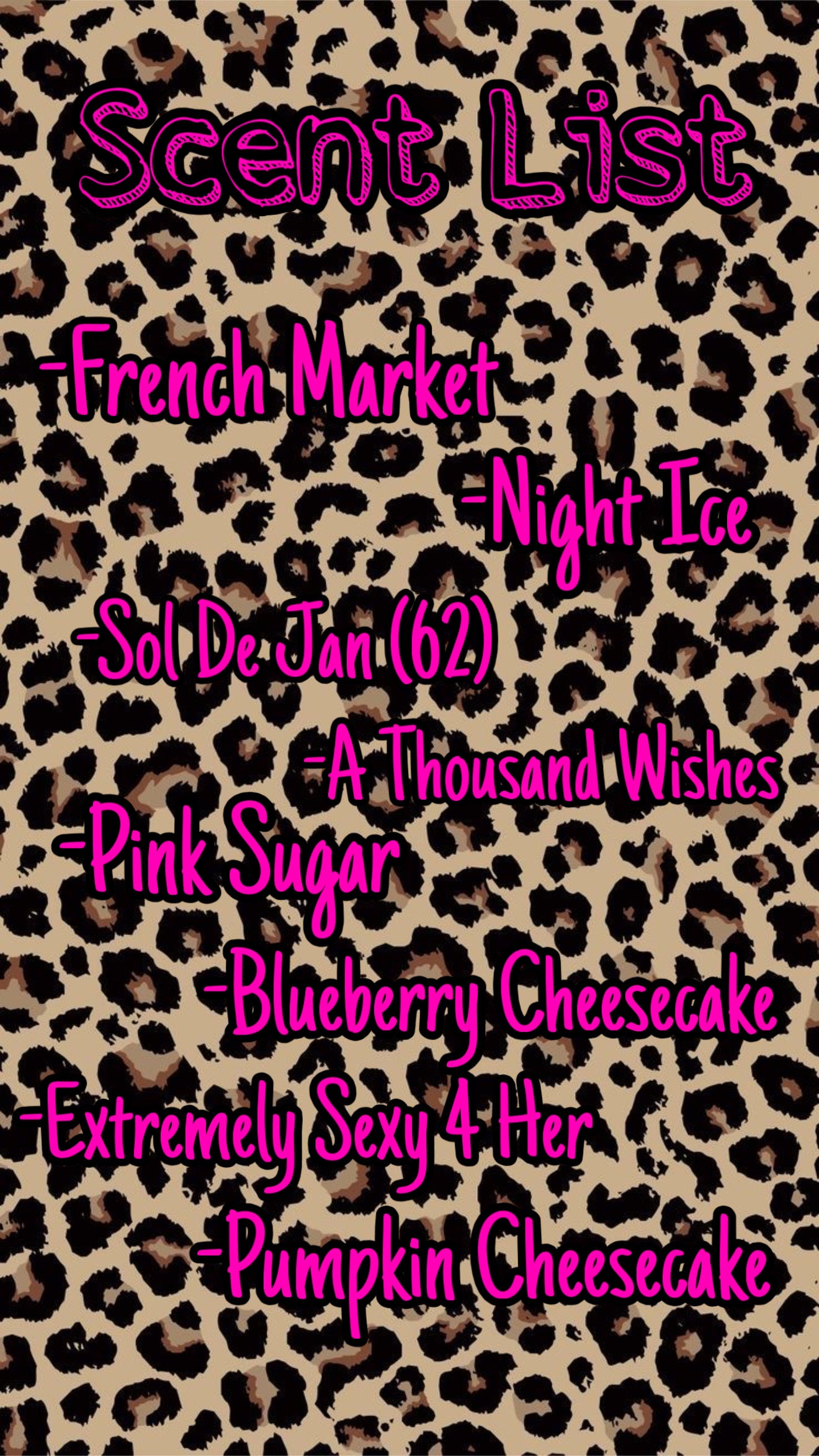 Available scents
